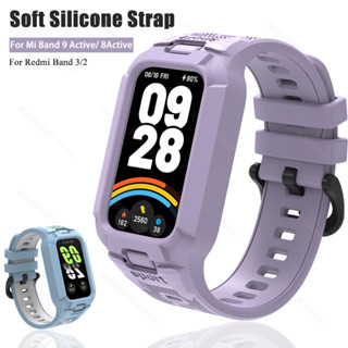 Pulseira De Silicone Para Xiaomi Mi Smart Band 9 8 Active Case Sports Smartwatch Substituição 9Active 8Active TPU Anti-Q em Oferta na Shopee