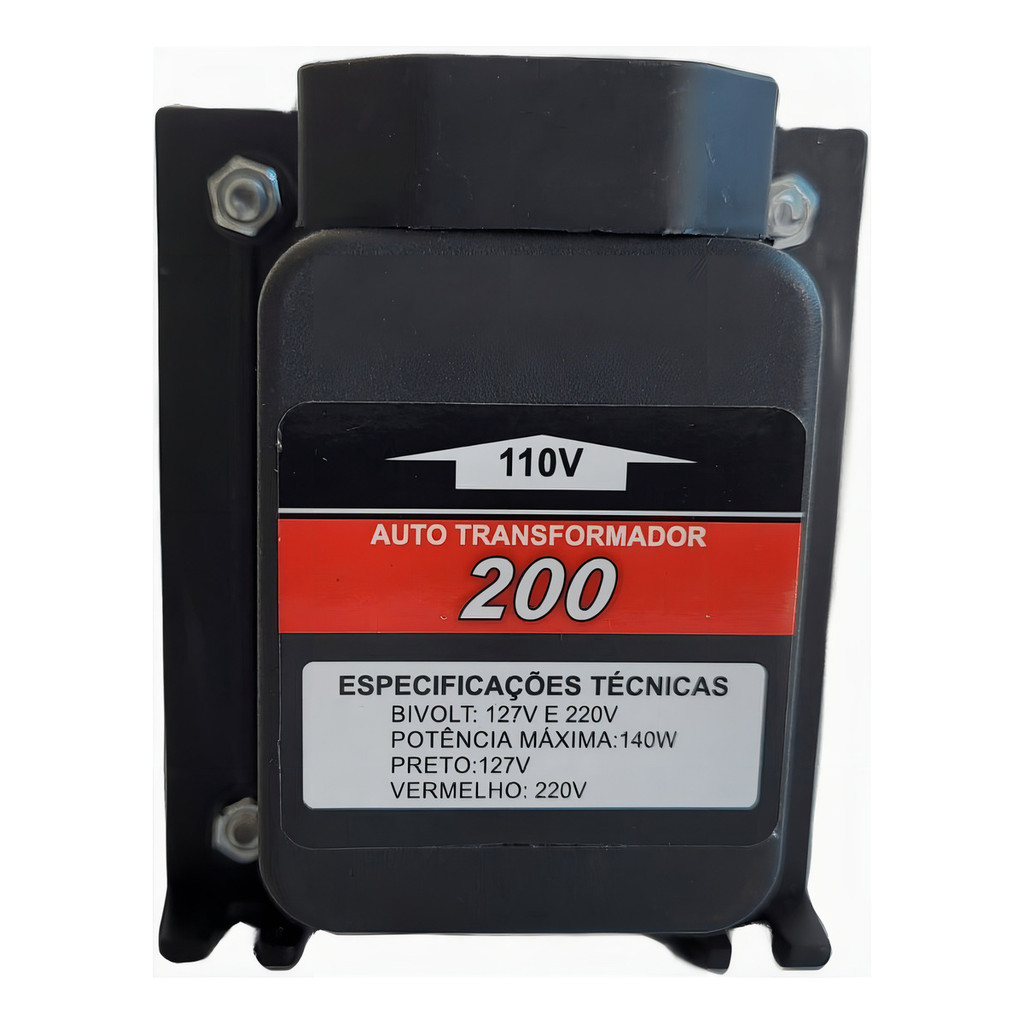 Auto Transformador 200va 110 para 220v Transformador de energia Potencia 140 Watts