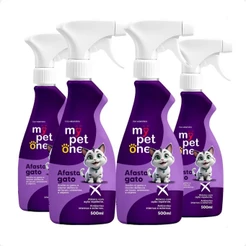 Kit 4 Afasta Gato Mypetone - 500mL