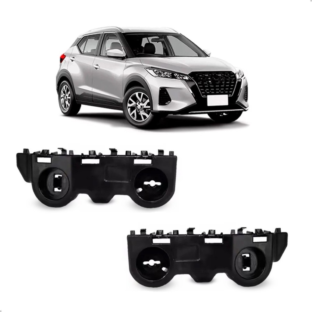 Par Suporte Guia Kicks 2022 a 2024 Parachoque Dianteiro em Oferta na Shopee