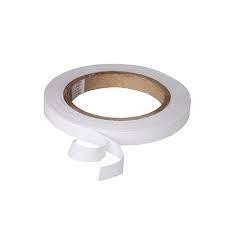 Fita Dupla Face Branca 9mm x 30m – 1 Rolo | Alta Fixação  Laços e fitas