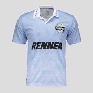 Camisa Grêmio Retrô Liberta 1995 Azul Celeste em Oferta na Shopee