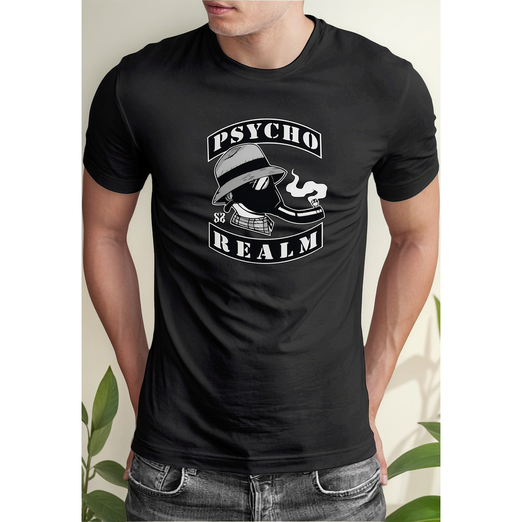 Camiseta Psycho Realm Rap Chicano Anos 90 Los Angeles Malha