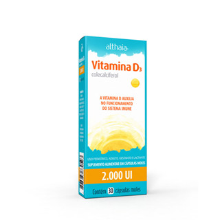 Vitamina D 2000UI - 30 Cápsulas em Oferta na Shopee