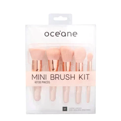 Océane Mini Kit com 5 Pincéis - Mini Brush Kit