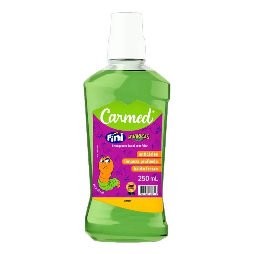 Enxaguante Bucal Carmed Fini Minhocas Azedinha 250ml - Cimed