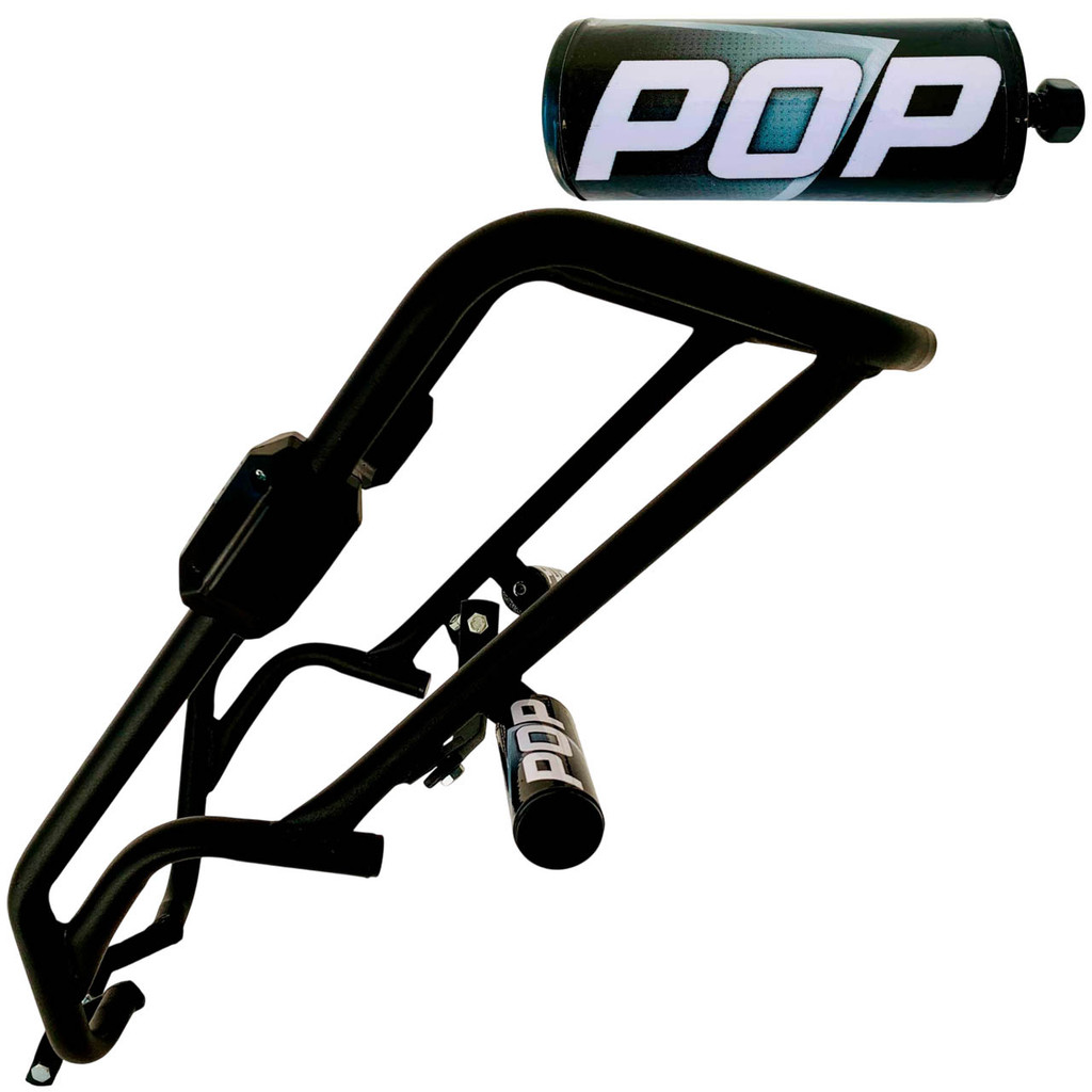 Pop 110i Modelo 2021 Protetor Carenagem Motor Tanque Preto Mata Cachorro com Pedal Slider Moto