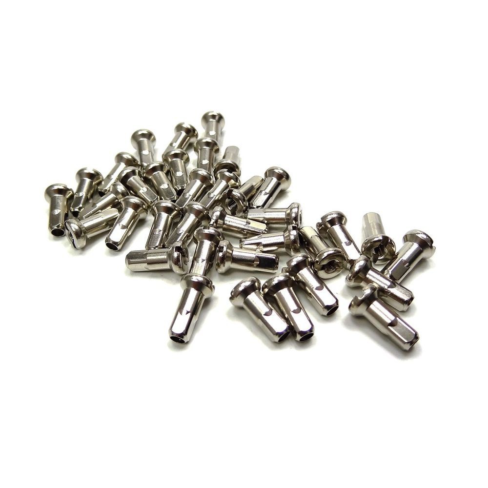 Niple p/ Raio Fino Aço Inox 2,0mm (72 Un) - Sports & Outdoors