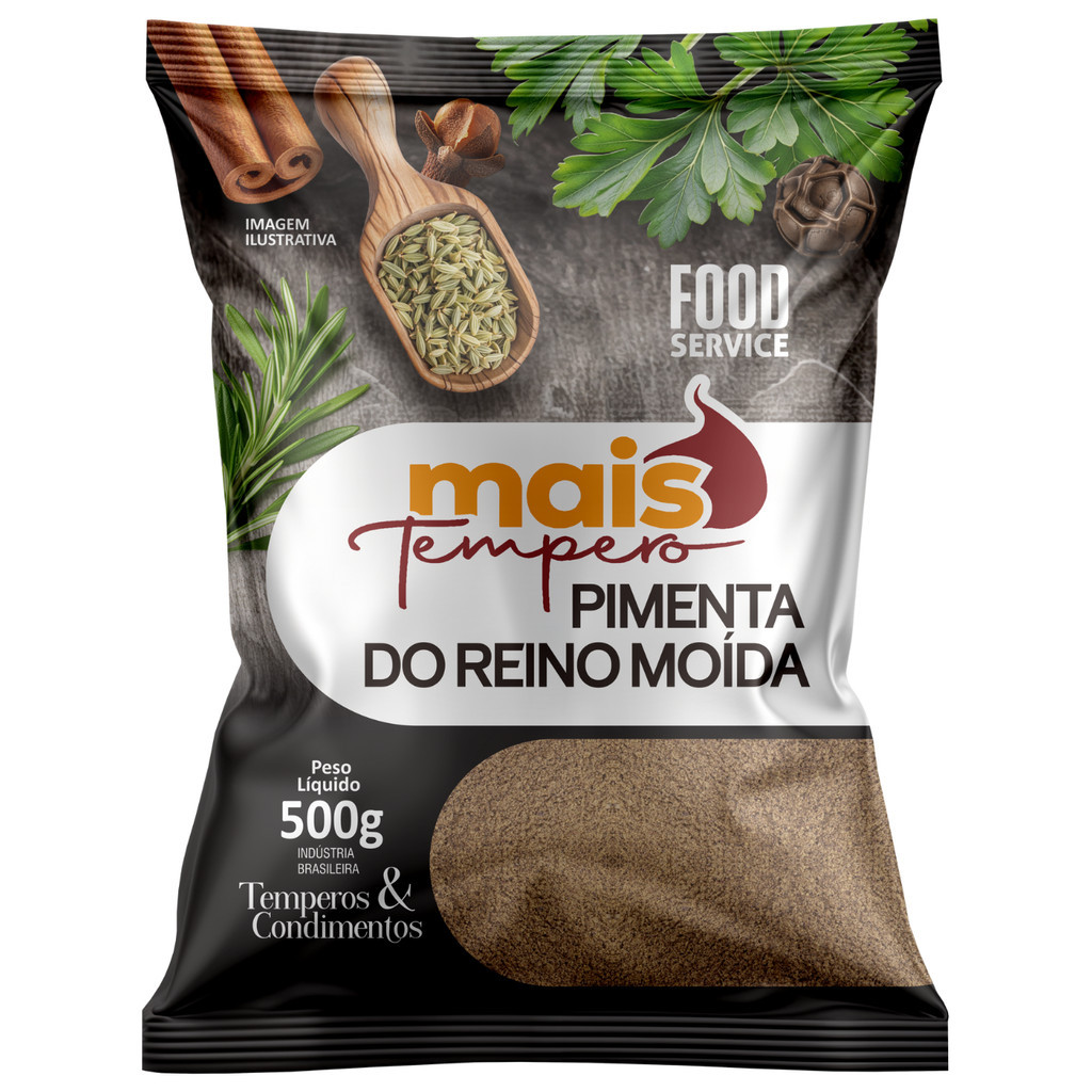 Pimenta Do Reino Preta Pó Premium 10kg 100% Pura Saca Granel Atacado