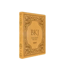 Bíblia King James Fiel 1611 | Extra Gigante | Capa Luxo Castanho