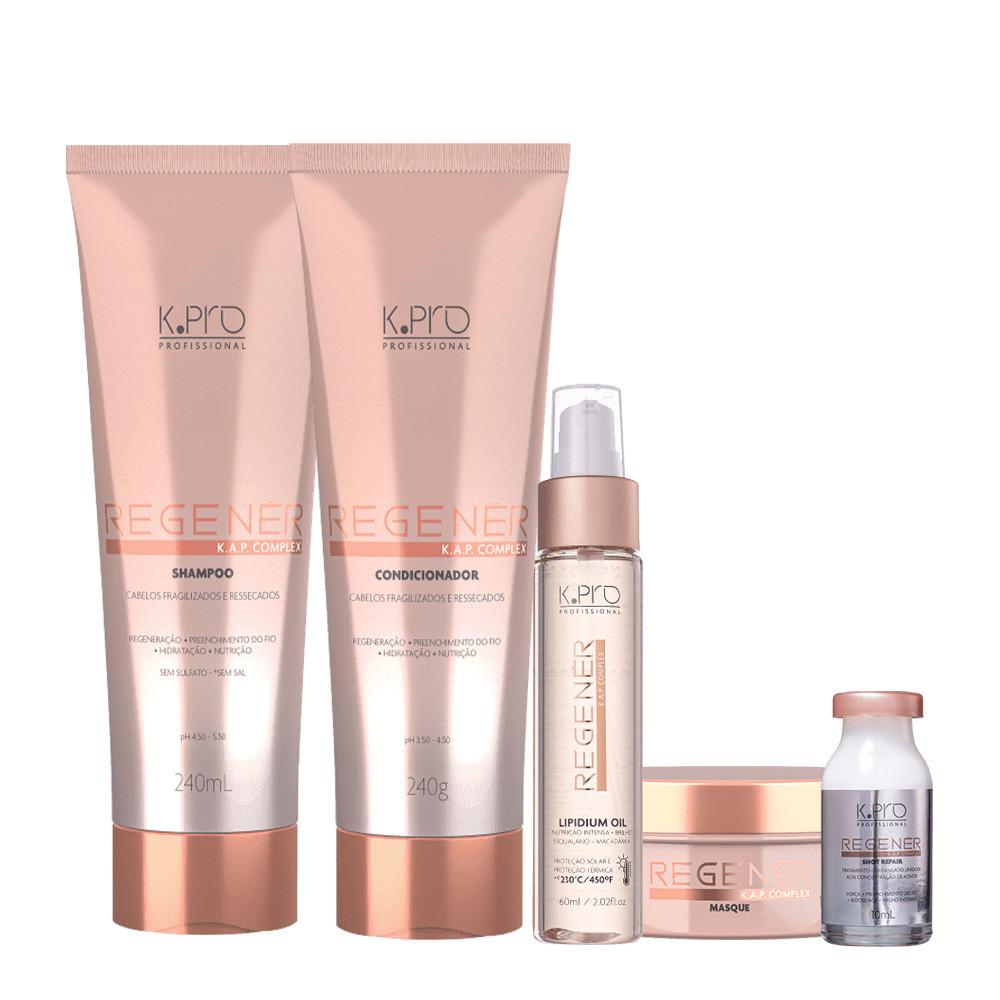 Kit K.Pro Profissional Regenér Full (5 produtos) em Oferta na Shopee