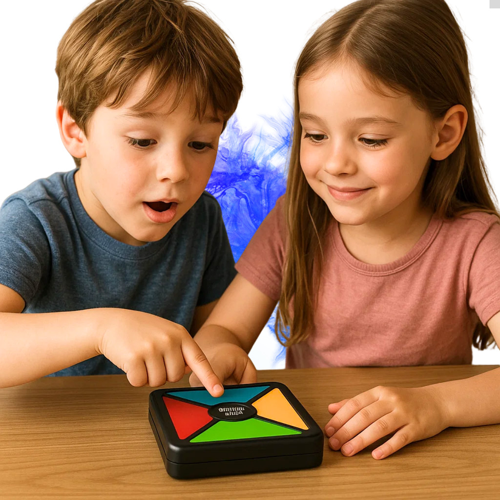 Jogo Da Memória Eletrônico Infantil Quatro Cores Sons e Luzes Brinquedo Crianças