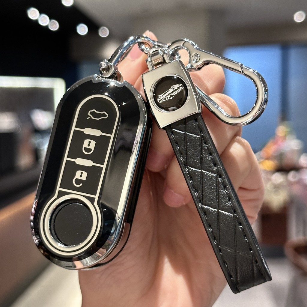 Chaveiro De Carro Capa Fob Para Fiat 500 500L Brava Bravo Doblo Ducato Fiorino Punto Panda Palio Stilo Lancia
