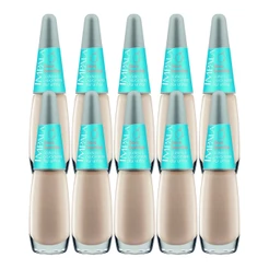 Kit 10 Esmalte Impala Base Bomba Acelerador De Crescimento