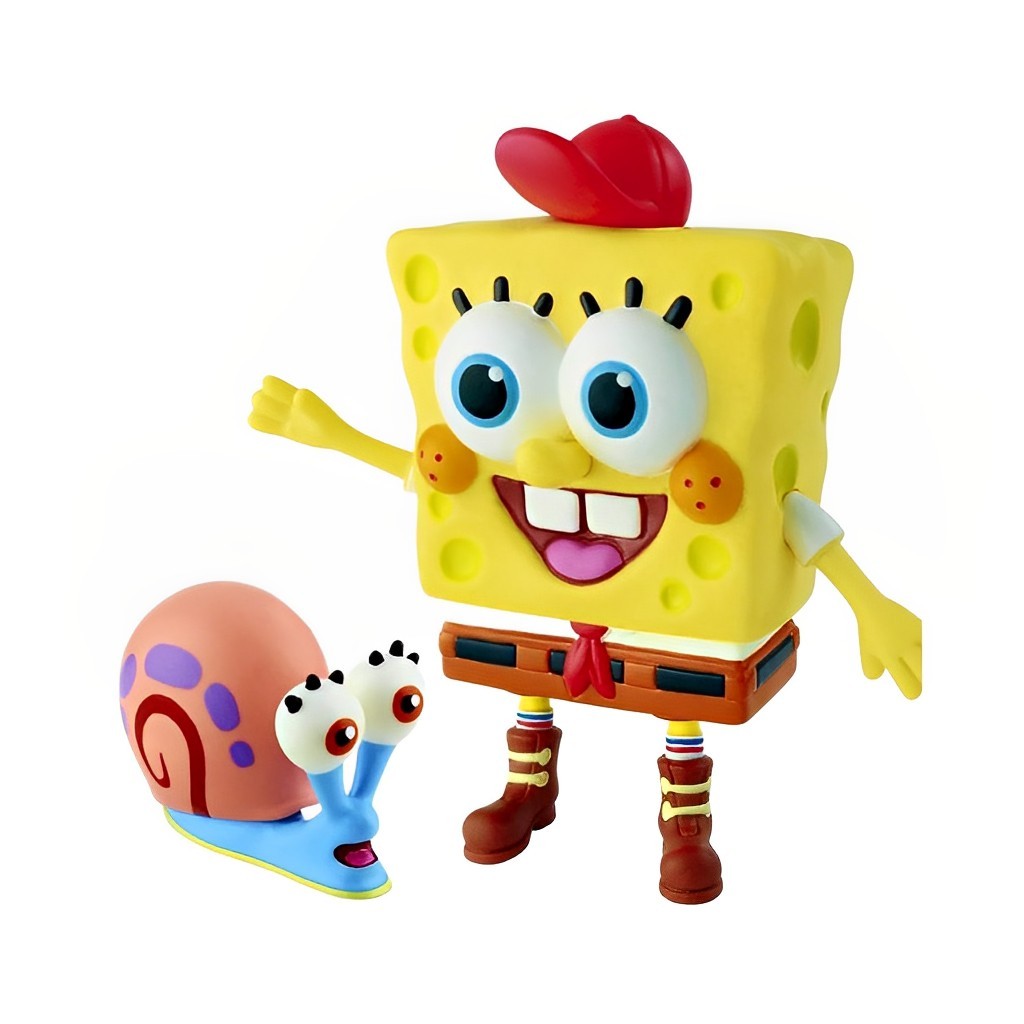 Boneco De Vinil Kamp Koral Bob Esponja E Gary 3076 - Líder - Hobbies & Collections