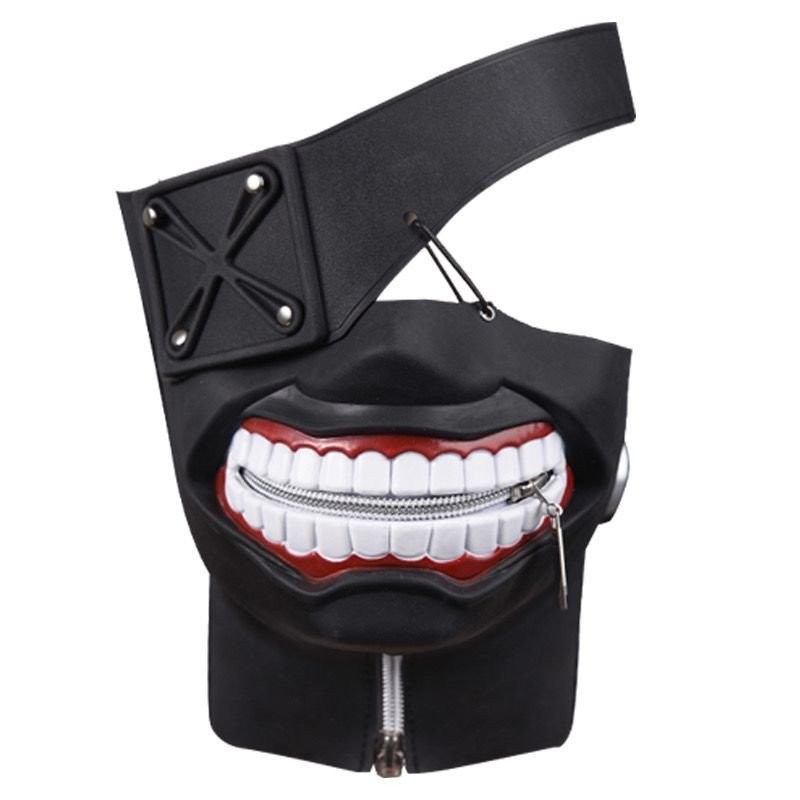 Anime cosplay Tokyo Ghoul máscara tridimensional d inventário ligeiramente defeito máscara de festa de bola do Festival em Oferta na Shopee