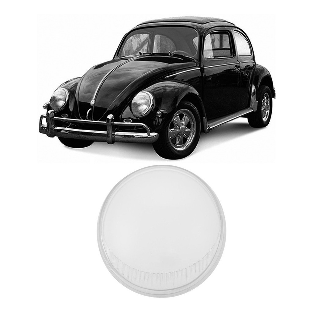 Lente Lisa Farol Olho Boi Fusca Kombi 63 72 1200 1500 3544