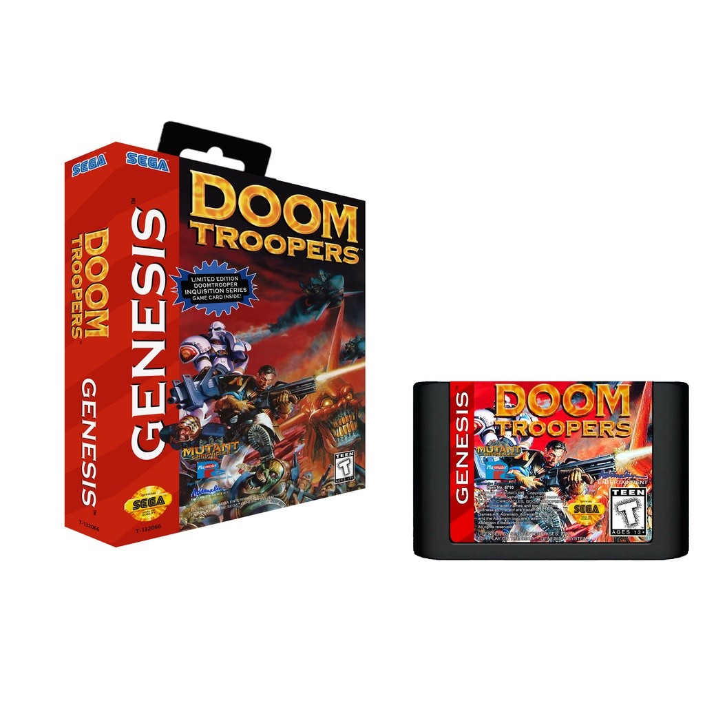 Doom Troopers para Mega drive com caixa plástica novo