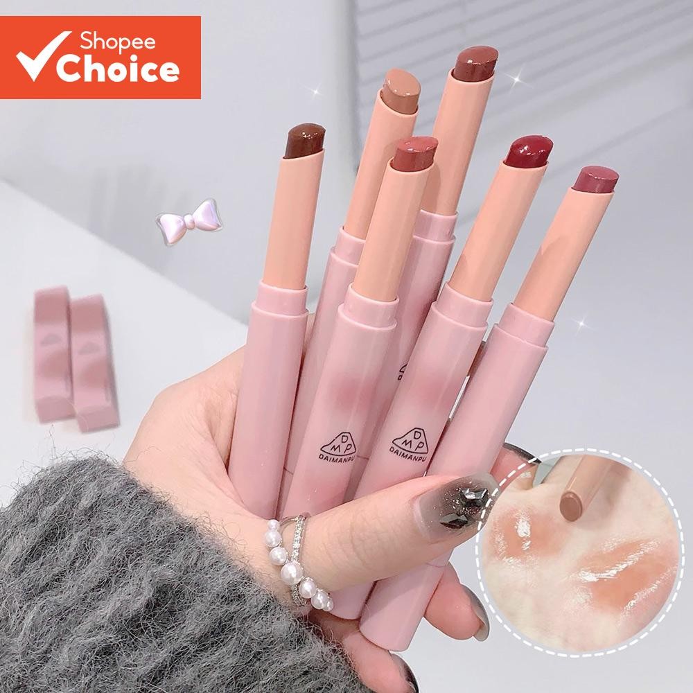 DAIMANPU Batom Gelatinoso Com Efeito Aquoso Bálsamo Labial Hidratante Suave Brilho Adequado Para Viagens