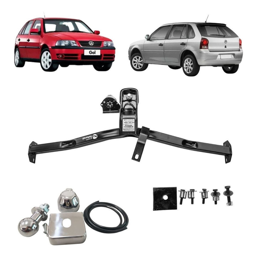 Engate Rabicho Reboque Gol G4 2005 2006 2007 2008 2009 reforçado bOM