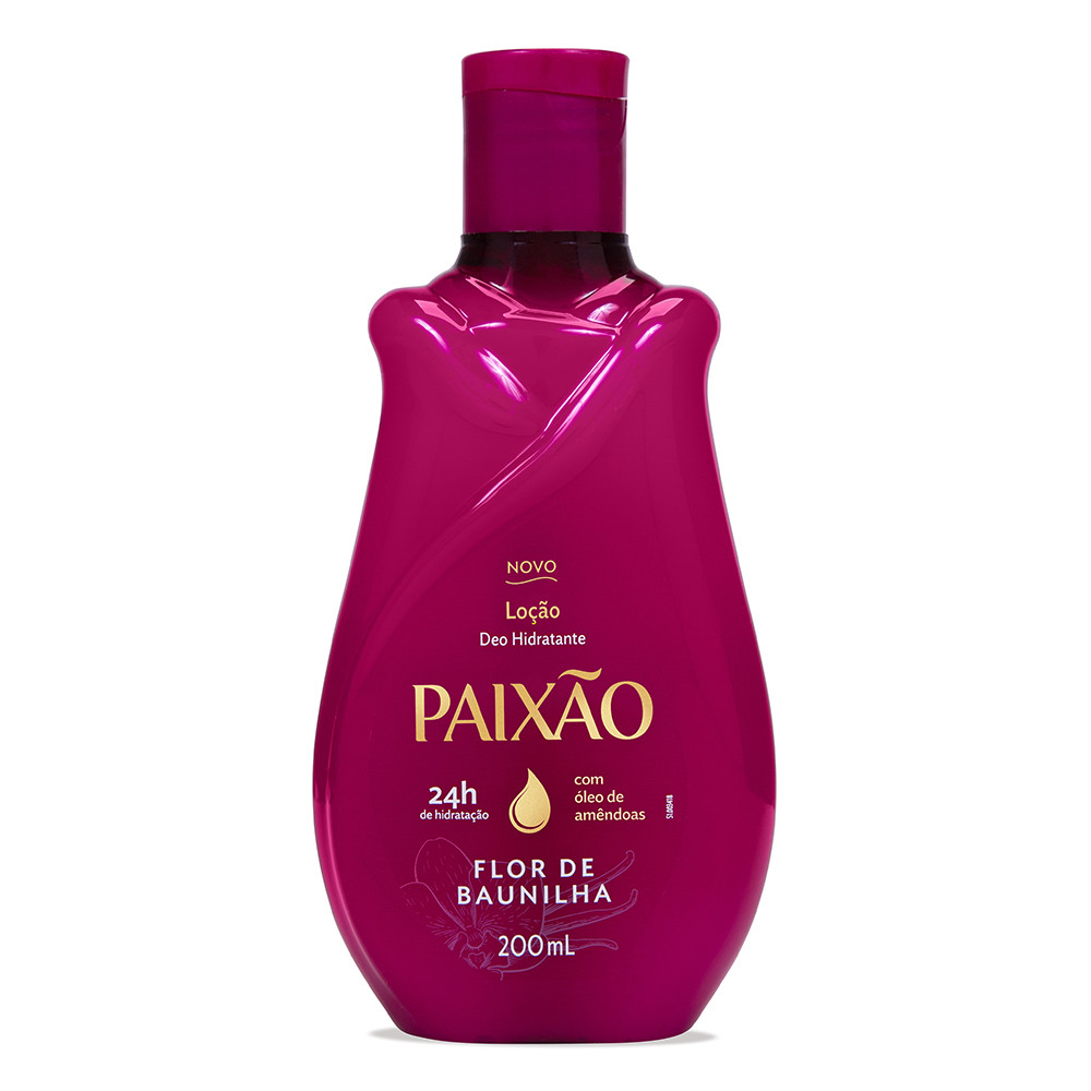 Loção Hidratante Paixão Flor de Baunilha 200ml em Oferta na Shopee