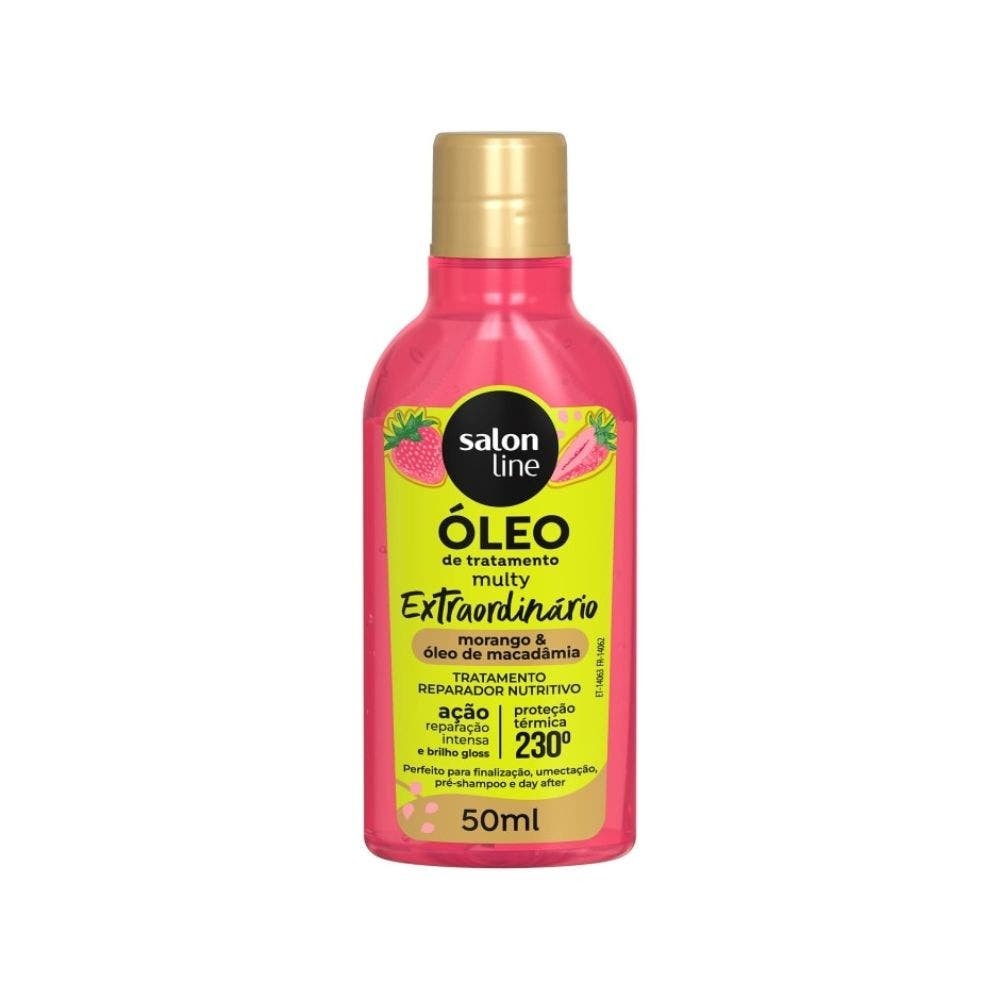 Óleo Capilar Salon Line Morango Multy Extraordinário 50ml em Oferta na Shopee