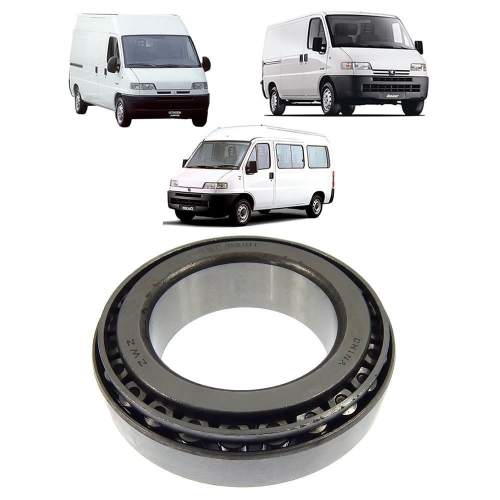 ROLAMENTO DIANTEIRO INTERNO / EXTERNO (ARO 16) FIAT DUCATO PEUGEOT BOXER CITROEN JUMPER 1995 A 2002