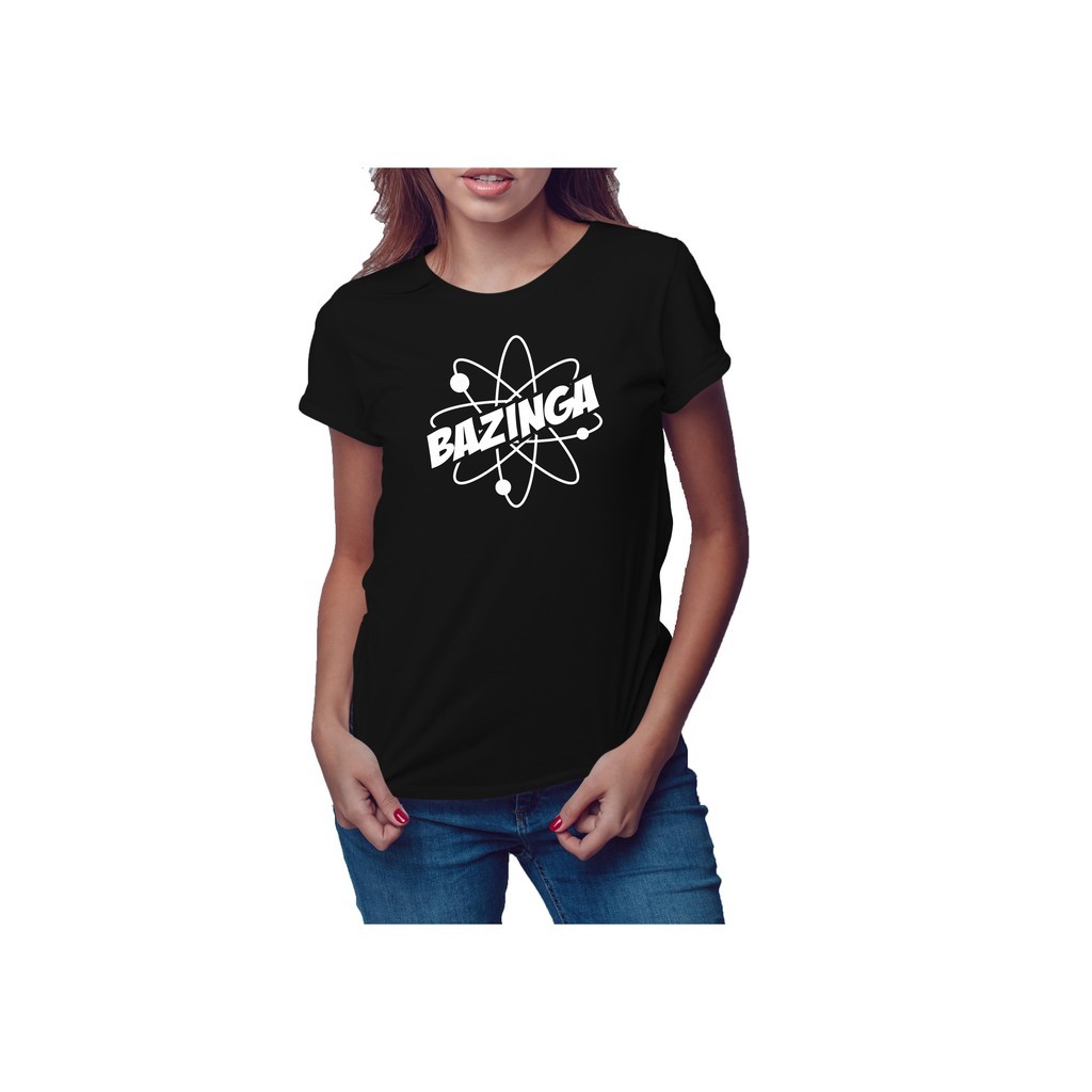 Camiseta feminino ou Masculino T-shirt Bazinga The Big Theory Big Bang
