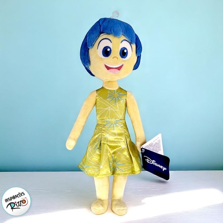 Pelúcia Alegria Divertidamente - 40cm - Disney Original - Rizzo