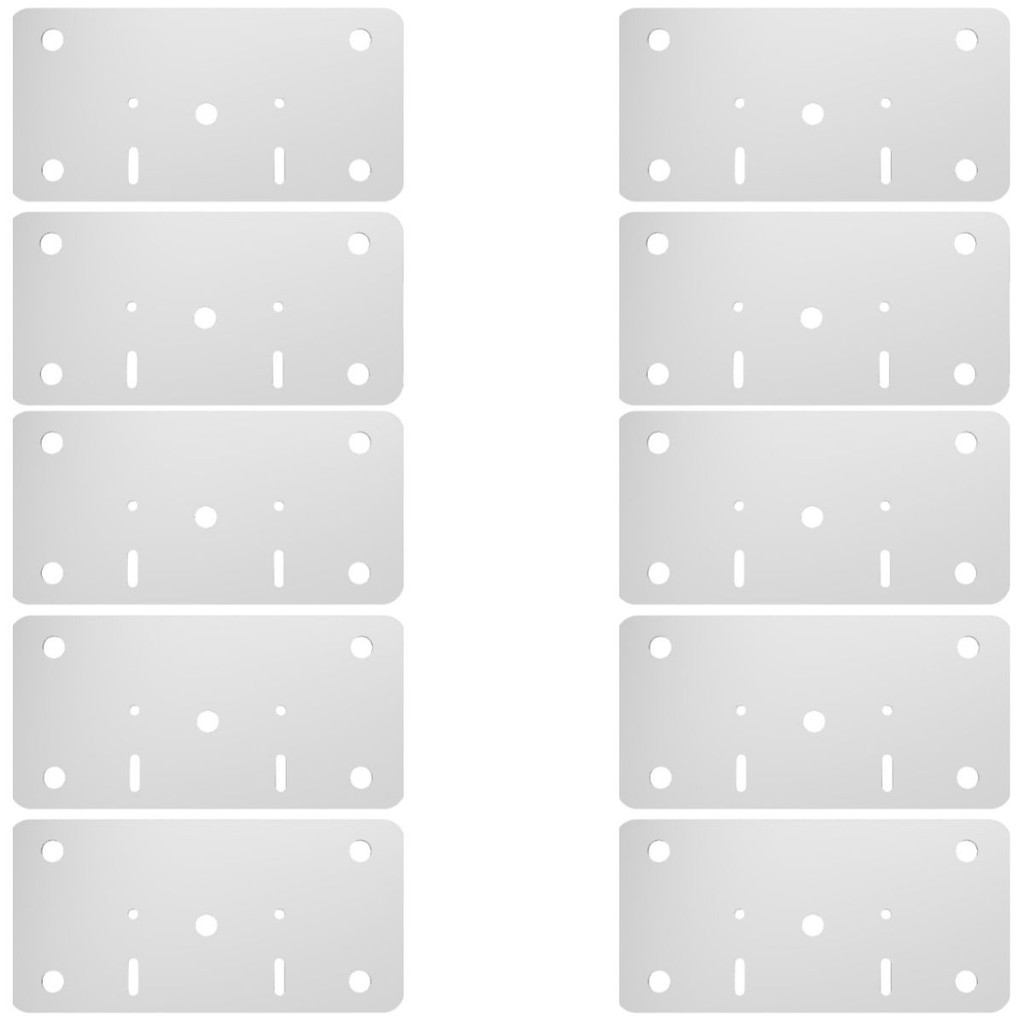 10 Placas Para Reparo Porta Dobradiça Armário 1 Lado MDF SF.RTG em Oferta na Shopee