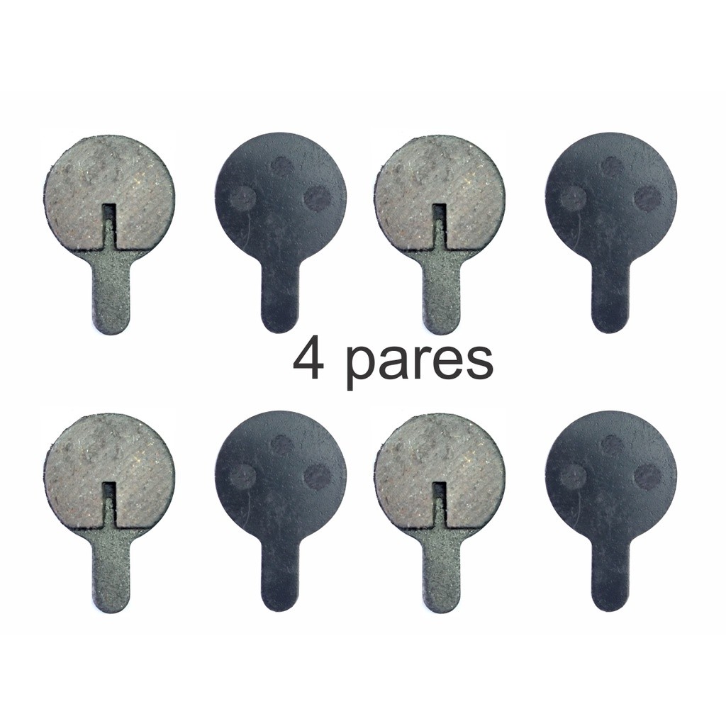 pastilha freio a disco bicicleta pastilha freio bike redonda 4 pares em Oferta na Shopee