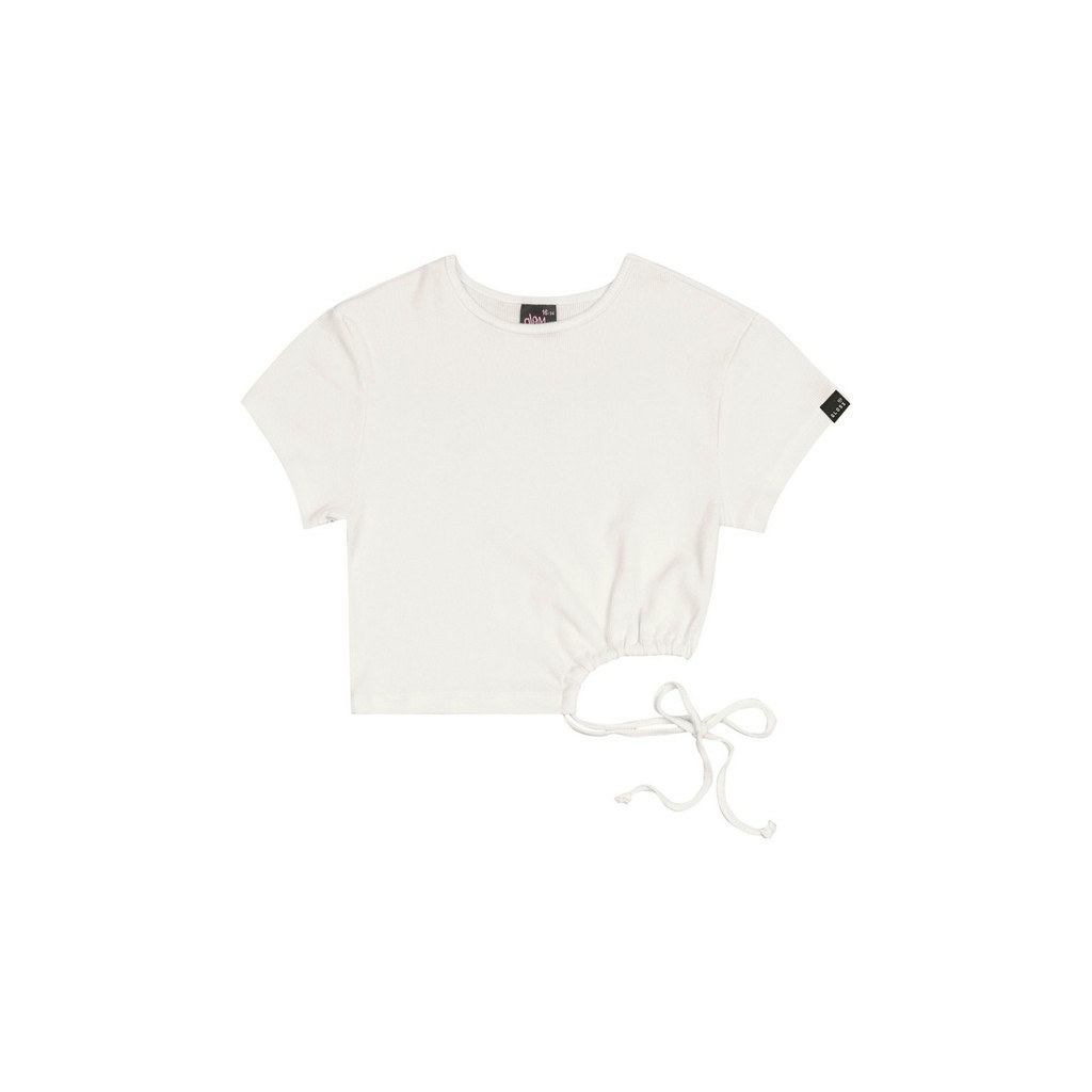 Blusa Cropped Básica em Ribaninha Juvenil Gloss em Oferta na Shopee