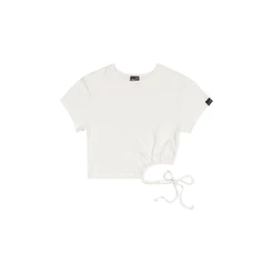 Blusa Cropped Básica em Ribaninha Juvenil Gloss