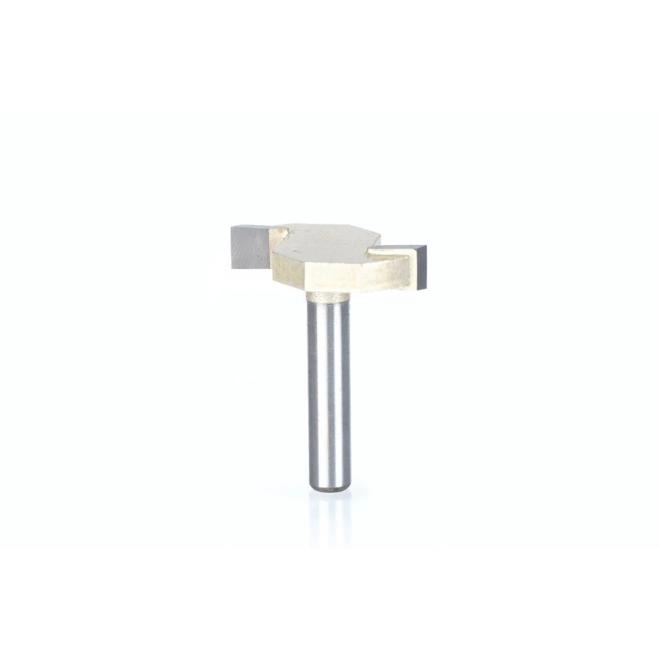 Fresa T Serrinha Debrum Haste 6mm X 3/8 (9.5mm) encaixes perfil fundo de gaveta