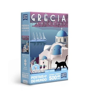 Quebra-Cabeça 500 Peças Nano Postais do Mundo Grécia - Toyster em Oferta na Shopee