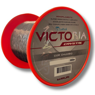 Linha Maruri Victoria Crystal Monofilamento Carretel 450m / 600m Chumbo Vários Tamanhos 100% Nylon em Oferta na Shopee