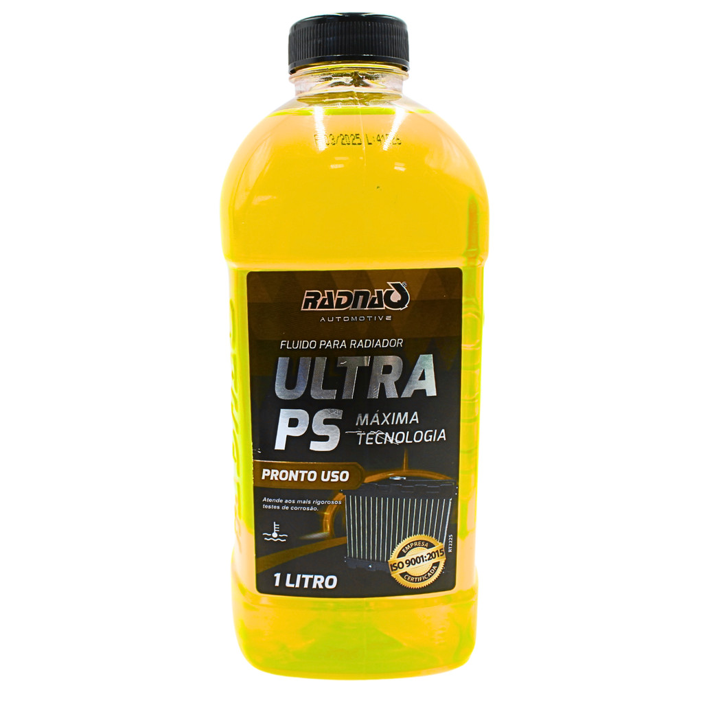 1 Litro Aditivo Radiador Radnaq Ultra PS 1L Rosa Verde Amarelo Azul
