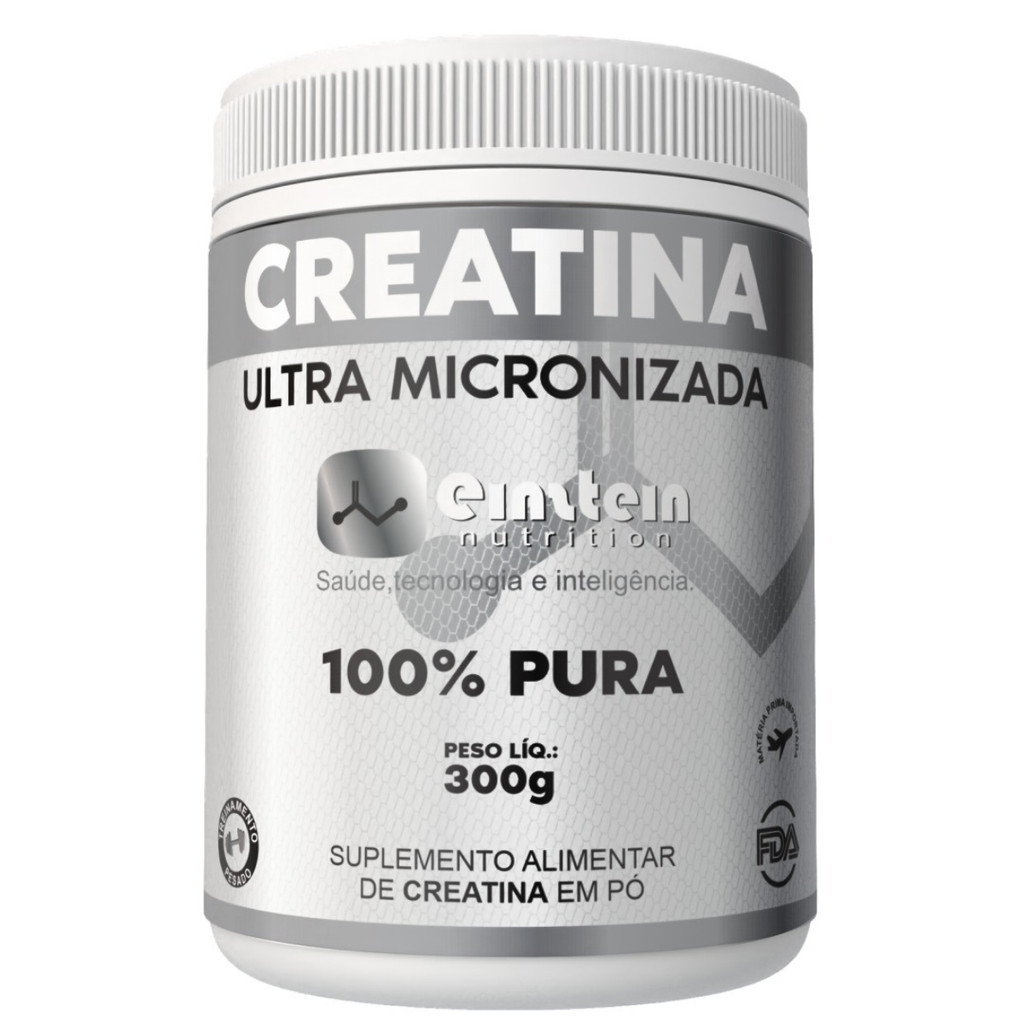 Creatina UltraMicronizada 100% Pura 300g Einstein Nutrition Monohidratada