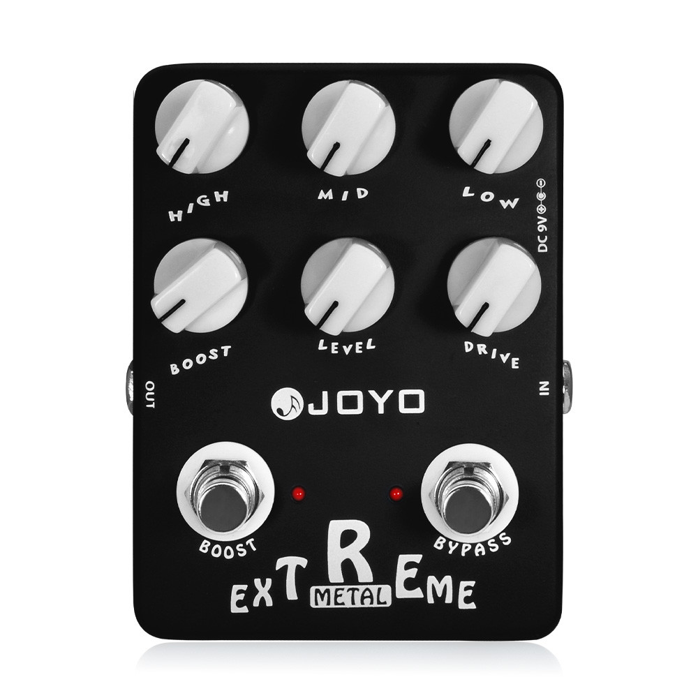 JOYO JF-17 Pedal De Efeito De Guitarra Com Distorção De Metal Extremo Rock Punk Sons True Bypass