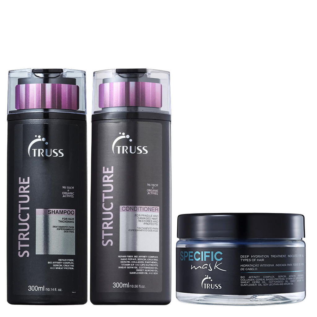 Truss Structure Kit Shampoo Condicionador e Specific Mask 180g