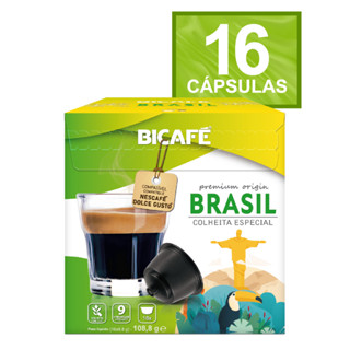 Cápsula De Café Bicafé Brasil 100% Arábica P/ Maq. Dolce Gusto* em Oferta na Shopee