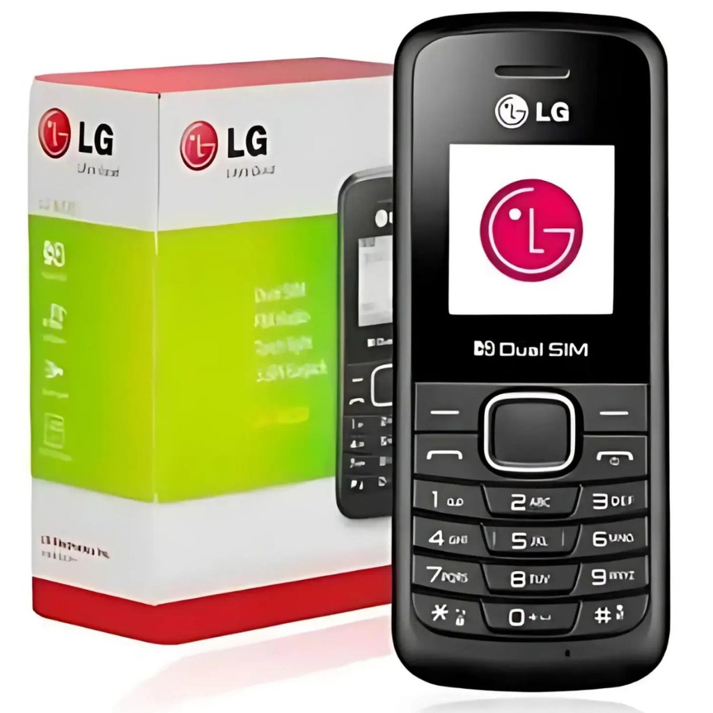 Celular Simples LG LGB220 3G Dual SIM Tela TFT 1,45 Pol 32MB RAM 32MB Compacto Radio FM Com Lanterna em Oferta na Shopee