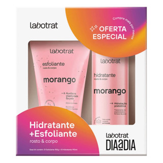 Kit Labotrat Morango Esfoliante 150g + Hidratante 190g em Oferta na Shopee