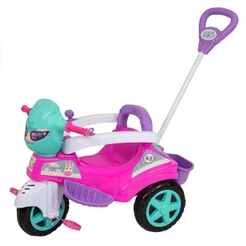 Triciclo Passeio e Pedal Infantil Maral Baby City Menina