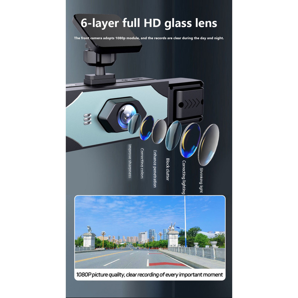Dvr Veicular 4 Canais Com 4 Lentes Full Hd 1080p — imagem 2 de 2
