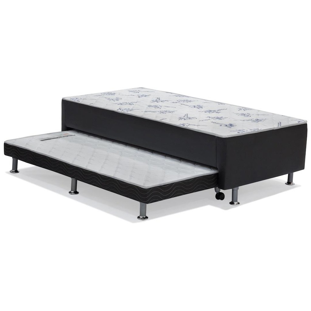 Conjugado Ortobom e cama auxiliar (88x188x37) em Oferta na Shopee