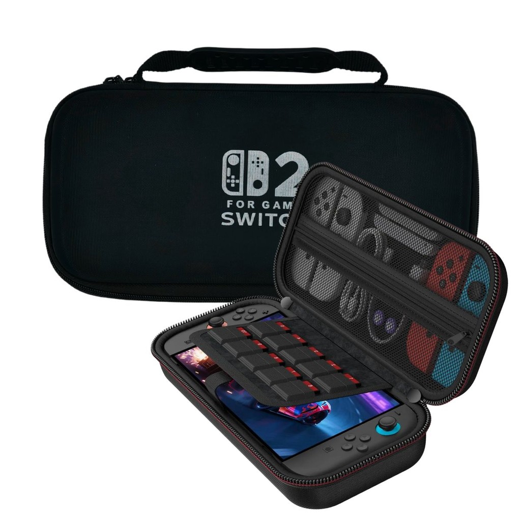 Estojo de Transporte Para Nintendo Switch 2 2025 NS2 Bag Capa Rígida com Alça e Espaço de Game Card