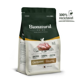 Ração Bionatural Prime Gatos Castrados Frango - 7,5kg