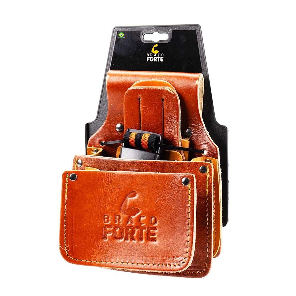 Cinto Carpinteiro Bolsa Dupla C009 Braço Forte em Oferta na Shopee