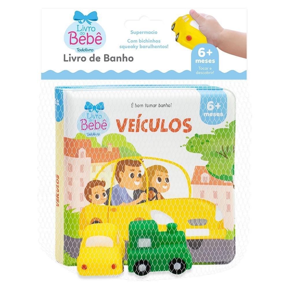 É Bom Tomar Banho II | Veículos | Livro de Banho